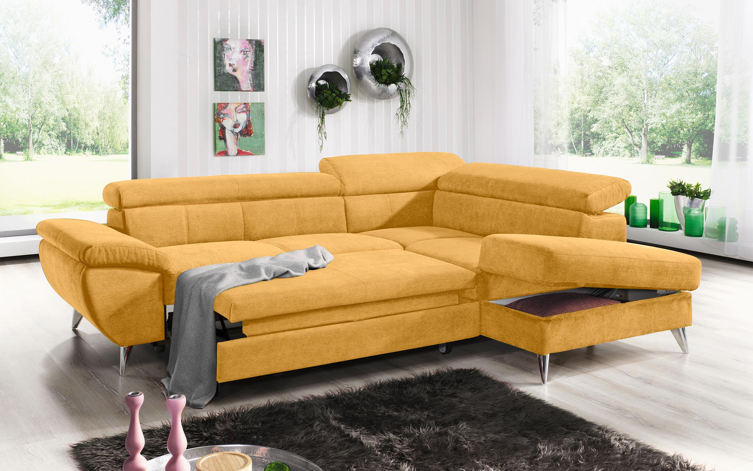 Coltar extensibil Atlantic, mustar  3